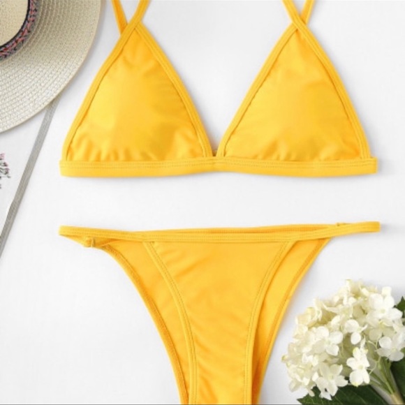Other - Triangle Yellow Bikini